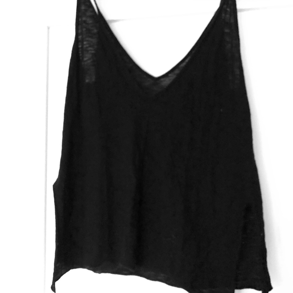 Lightweight Black Tank Top